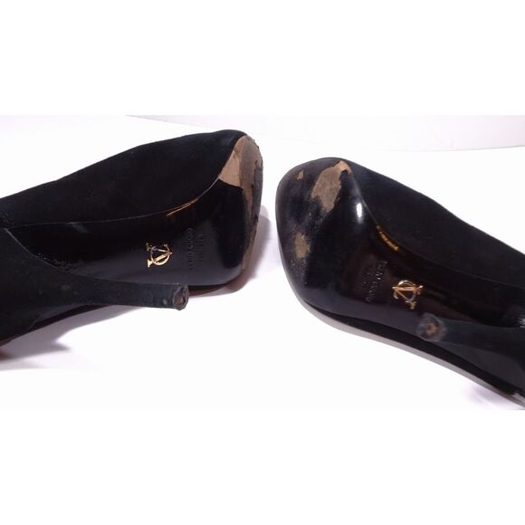 Vince Camuto Signature Amalfi Ankle Strap Booties Boots Sz 7.5 black - Picture 9 of 13